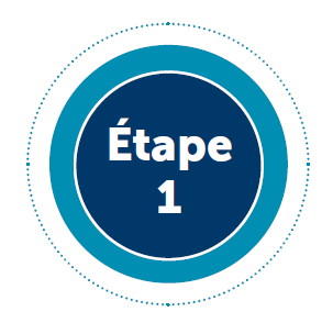 étape 1