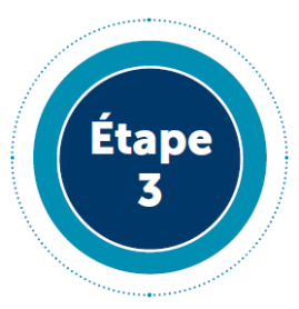 étape 3