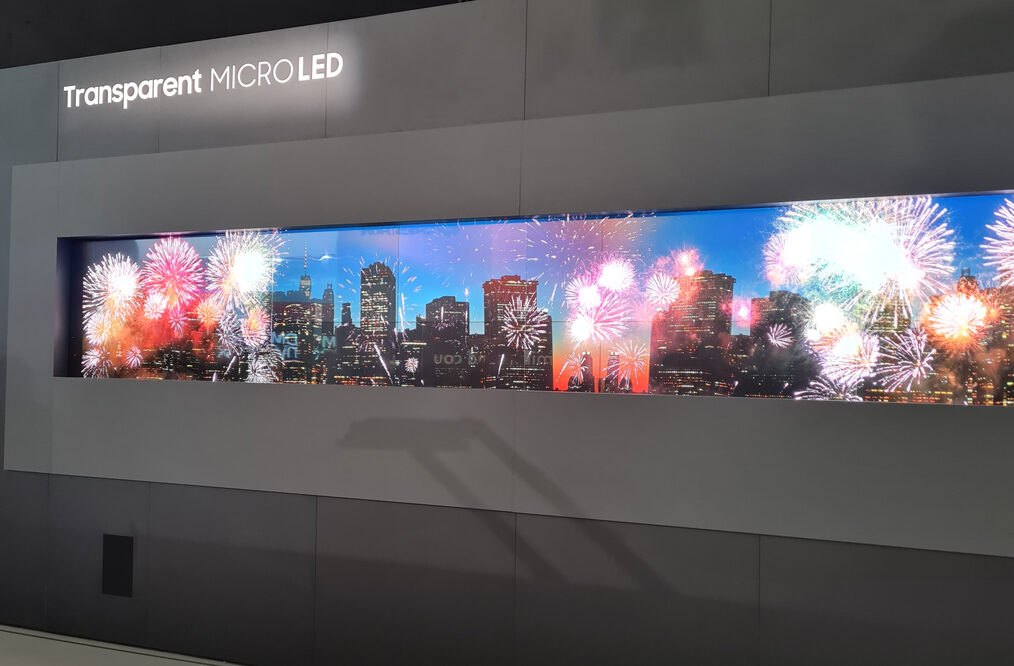 micro LED transparent