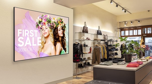 ecran led samsung pour le digital signage